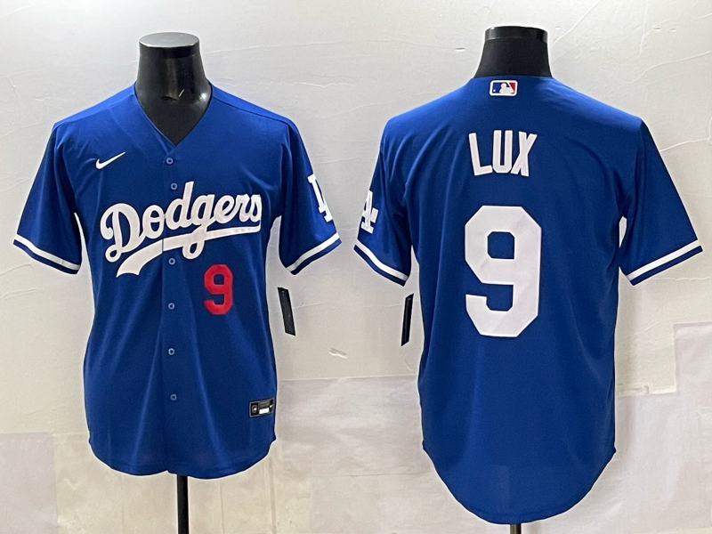 Men Los Angeles Dodgers #9 Lux blue Nike NFL 2025 jersey 007